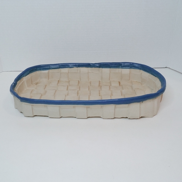 Bennington Potters Other - RARE Handmade Woven Clay Basket Bennington Potters